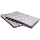 Pinzon Hemstitch 400-Thread-Count Egyptian Cotton Sateen King Pillowcase - Set of 2, Plum
