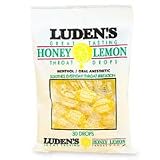 Ludens Cough Drops Bag Honey Lemon - 30 Drops / Bag, 12 Bags