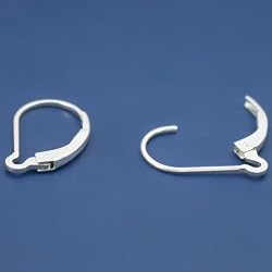 2 Leverback Earwires Sterling Silver Earrings Jewelry