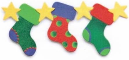 DEMDACO Border Magnet 17455 - Three Christmas Stockings