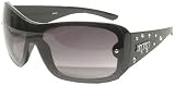 XOXO - XOXO Galaxy Shield Sunglasses W/Rhinestones (Black)
