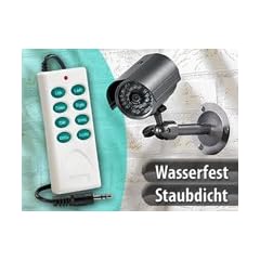 VisorTech Nachtsicht-�berwachungskamera mit Endlos-Aufzeichnung auf SD