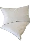 IMAGE OF Natural Comfort Queen Classic White Goose Down Feather Pillow, 51-Ounce