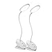 Miday Clip on Lamp,Battery Powered Reading Lamp,Clip on Light for Bed Clip on Battery Light with 3 Brightness Level,USB Rechargeable, Reading Lamp