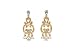 Vermeil Cubic Zirconia Estate Collection Chandelier Earrings by Crislu