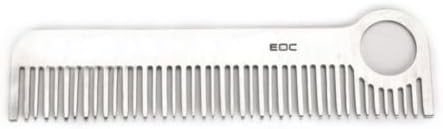 EDC Hair Comb Ti Titanium / Stainless Steel Health Care Tactical Portable S35