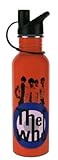 THE WHO RED WHITE AND BLUE WATER BOTTLE