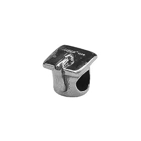Buy Zable(tm) Sterling Silver Graduation Cap Bead Charm by Finejewelers