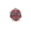 Chessex Speckled 16mm d20 Dice, Veronica with numbers