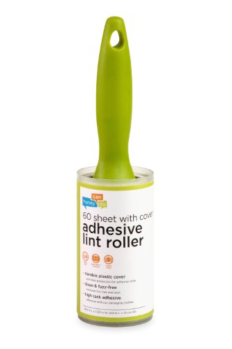 31ydyU9tY6L Honey Can Do LNTZ01595 Lint Roller with Cover, 240 Sheets 4 Pack