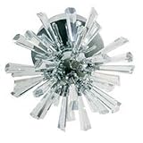 Contemporary Lamps, Lenka Six Light Crystal Flush Mounted Ceiling Light by Eurofase--Excellent customer service--see our feedback.