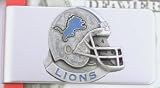 Detroit Lions Pewter Money Clip