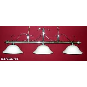 59 Silver Chrome Plated Pool Table Light Billiard lamp by 
