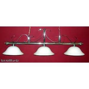 59 Silver Chrome Plated Pool Table Light Billiard lamp by 