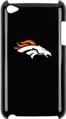 NFL Denver Broncos Varsity Jacket Hardshell Case for iPod Touch 4G, Black, 4.4x2.4-Inch