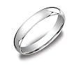 14k White Gold 4mm Comfort Fit Men's Wedding Band