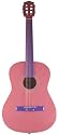 Pink Acoustic Classical Junior Guitar, 3/4 Size, 36", Ages 8+ - NOT A TOY + free gift