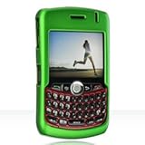 BlackBerry Curve / 8300 / 8310 / 8320 / 8330 Crystal Rubberized Case - Gree ....