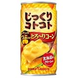 ポッカサッポロ じっくりコトコト つぶ入りとろ?りコーン 缶190g×30本入 ポッカサッポロ じっくりコトコト つぶ入りとろ?りコーン 缶190g×30本入