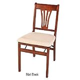 Slat Back Upholstered Folding Chairs (2) - Improvements