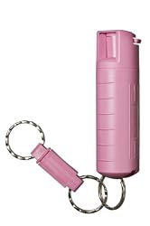 SABRE RED Compact Pepper Spray with Pink Key Case