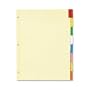 Wilson Jones Insertable Binder Tab Dividers, 8 Tab Multicolor (W54311A)