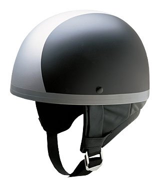 Vintage Motorcycle Helmets Retro Helmet 50MattSilver