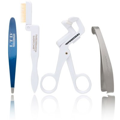 Tweezerman Must-Have Kit for Brows & Lashes ( 4 Piece Set ) 4201