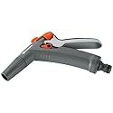 Gardena 8117 Classic Two Pattern Adjustable Trigger Garden Hose Spray Nozzle With Quick Connect
