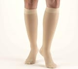 Truform 0263TP-L Womens TruSheer 20-30 mmHg Knee High Support Stockings - Size- Large, Color- Taupe