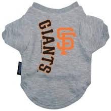 San Francisco Giants Dog Pet Tee Shirt M 12-25lbs