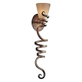Minka Lavery Tofino 6765-211 Small Glass 1-LT 100w (28H x 6W) Torchiere Lighting in Tofino Bronze