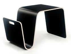 Offi Mag Table in Black Laminate