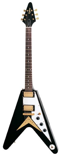 Epiphone 1958 Korina Flying-V Electric Guitar Ebony