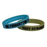 NECA Watchmen Movie Set of 2 Rubber Bracelets Dr. ManhattanIMAGE