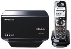 Panasonic KX-TH1211B Link-to-Cell Expandable Bluetooth-Enabled DECT 6.0 Phone System