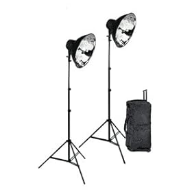 PBL Fluorescent Double Light Kit (8 Bulbs Equal to 1200ws. In Tungsten Lights)