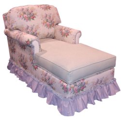 Kitchen: Angel Song Adult Continental Chaise in Full Bloom