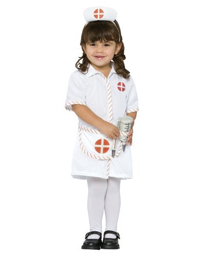Future Nurse Costume for Toddlers (3-4T) (tights not included)