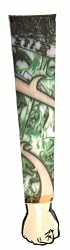 Mythical Creatures Tattoo Sleeeve - Green and Black Ink - One Size Fits All