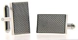 Stainless Steel Cufflinks w/ Matte Center