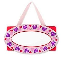 MELISSA & DOUG HEARTS DOOR PLAQUE