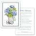 Hydrangea Greeting Card w/ Gardening Tips