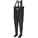 Hodgman&reg; Bantam Weight 2-ply Nylon / Rubber Chest Waders w/ Cleated Soles Green