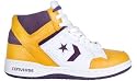 Converse Weapon 86 League Hi white yellow purple (Größe: 40,5)