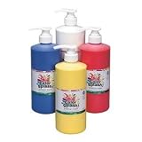 Review S&S Worldwide  / Color Splash ! Acrylic Paint 4 Pack 32-Oz. Set with Pump