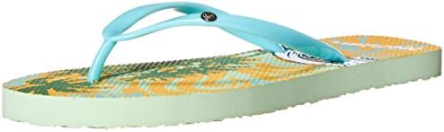 Cobian Womens Women's Seaside Cozumel Flip Flop, Aqua, 6 M US