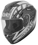KBC VR2R VULCAN GRAY_WHITE MOTORCYCLE Full-Face-Helmet