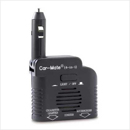 4-in-1 Car Mate Deluxe - Two 12 Volt Accessory Outlets, Bright Map Light and an Air... by A&L Gallery Of Gifts