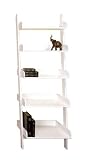 Contemporary Wood Leaning Ladder Shelf Contemporary Wood Leaning Ladder Shelf